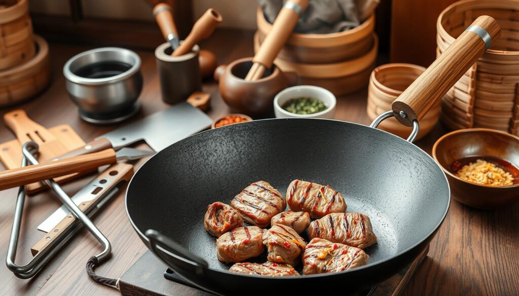 Vietnamese Grilled Beef Cooking Tools