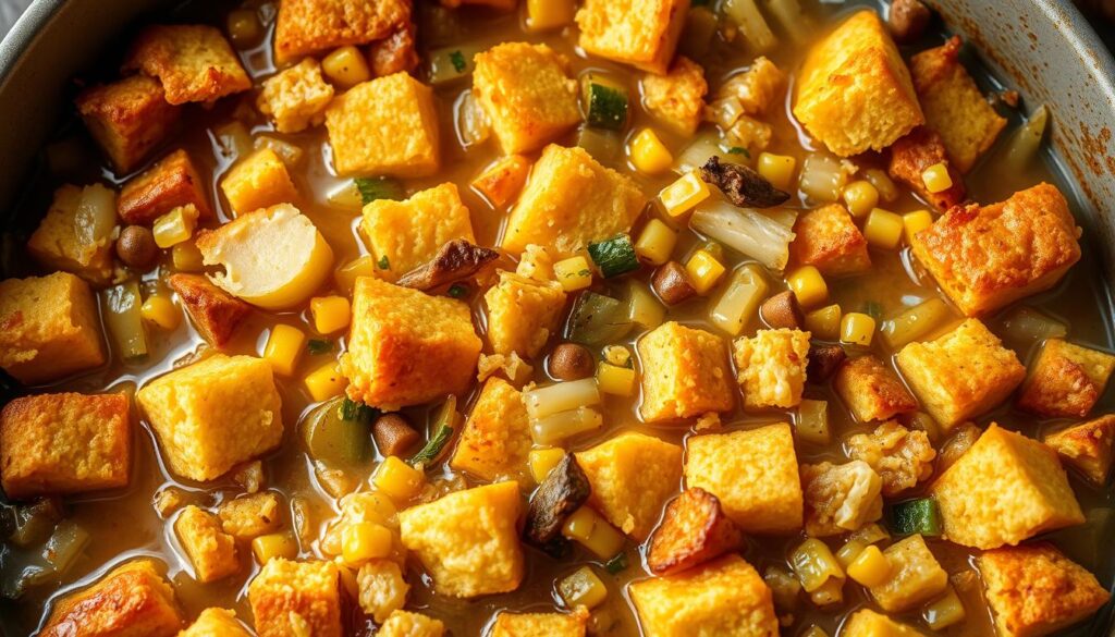 cornbread dressing with cream chicken soup