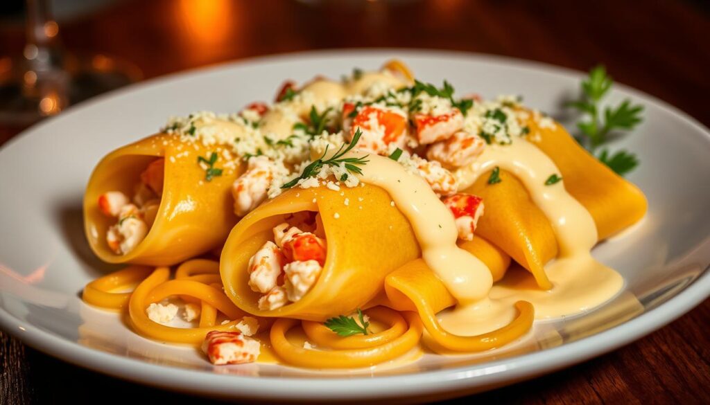 crab cannelloni
